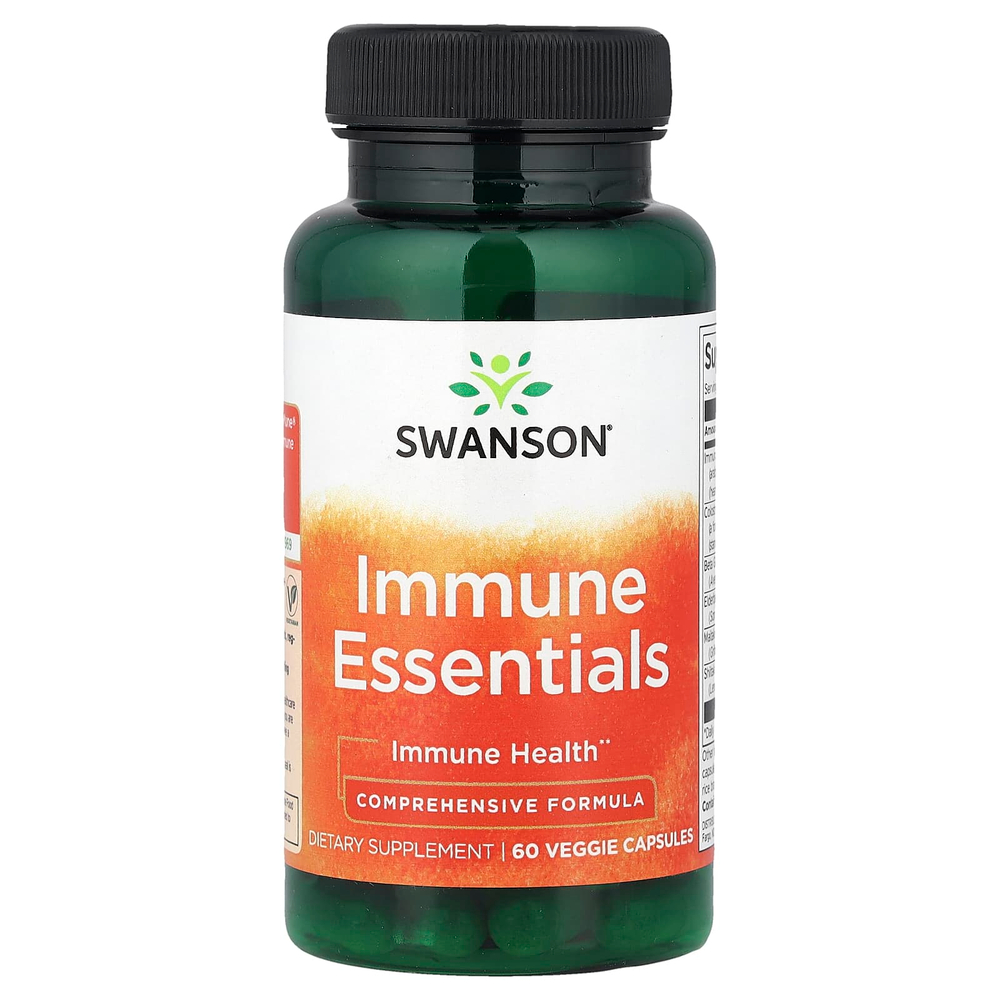 Swanson, Immune Essentials, 60 растительных капсул