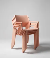 Стул Trill Armchair розовый