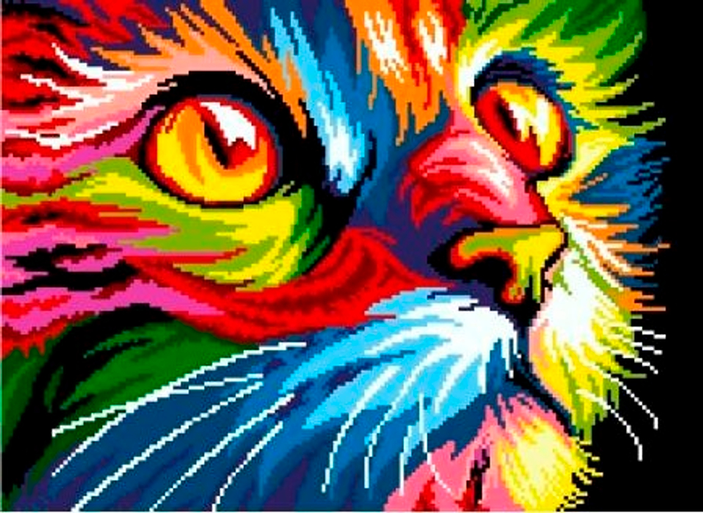 К-1047 Радужный кот. НОВИНКА!!!