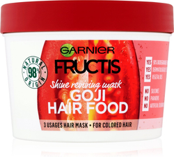Garnier Fructis Goji Hair Food - маска, придающая блеск окрашенным волосам /   390  ml  / GTIN 3600542136877
