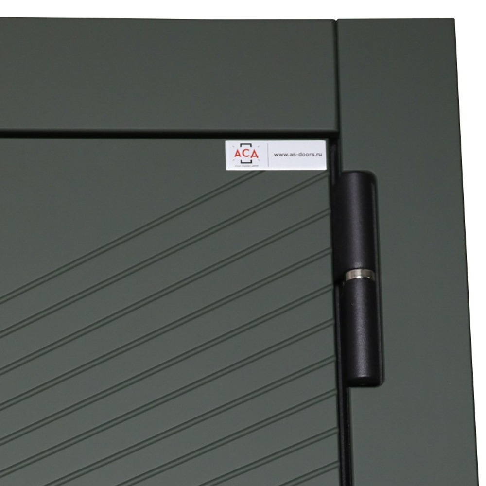 Стальная дверь "Vertu" с зеркалом (биометрический замок)