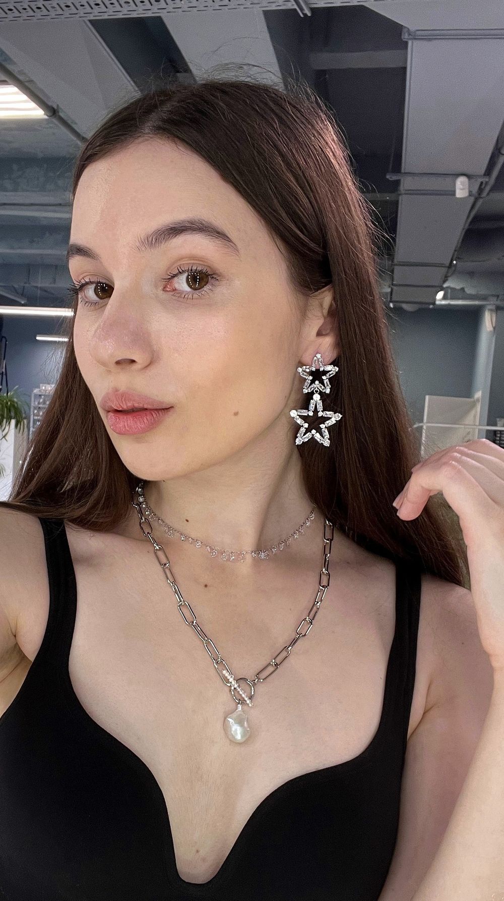 Серьги Звездные