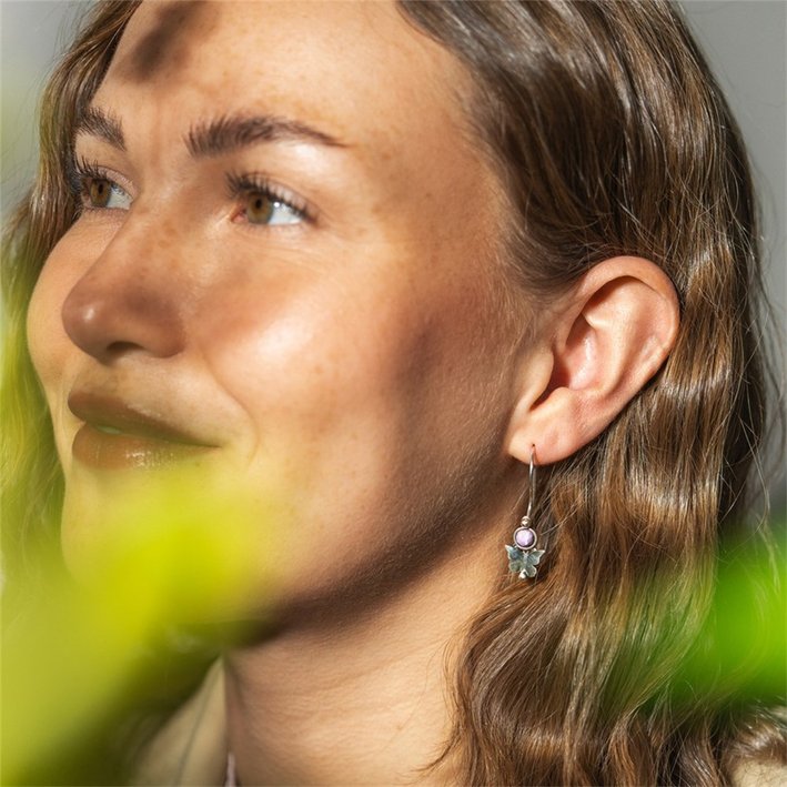 Серьги "Поцелуй бабочки"