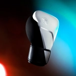 Боксёрские перчатки Hayabusa E1 Boxing white/silver
