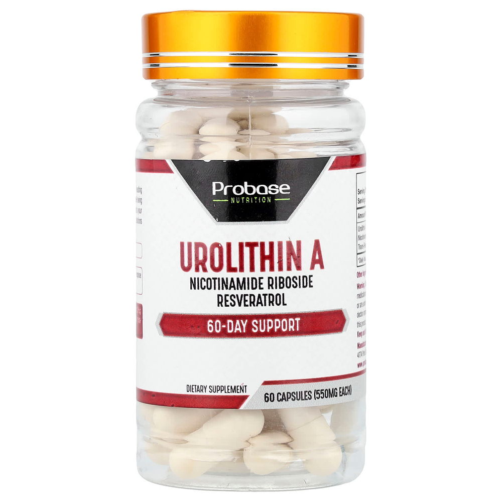 Probase Nutrition, уролитин А, 60 капсул