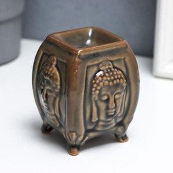 Аромалампа "ИЗОБРАЖЕНИЕ БУДДЫ", керамика 8,5х7,5х7,5 см