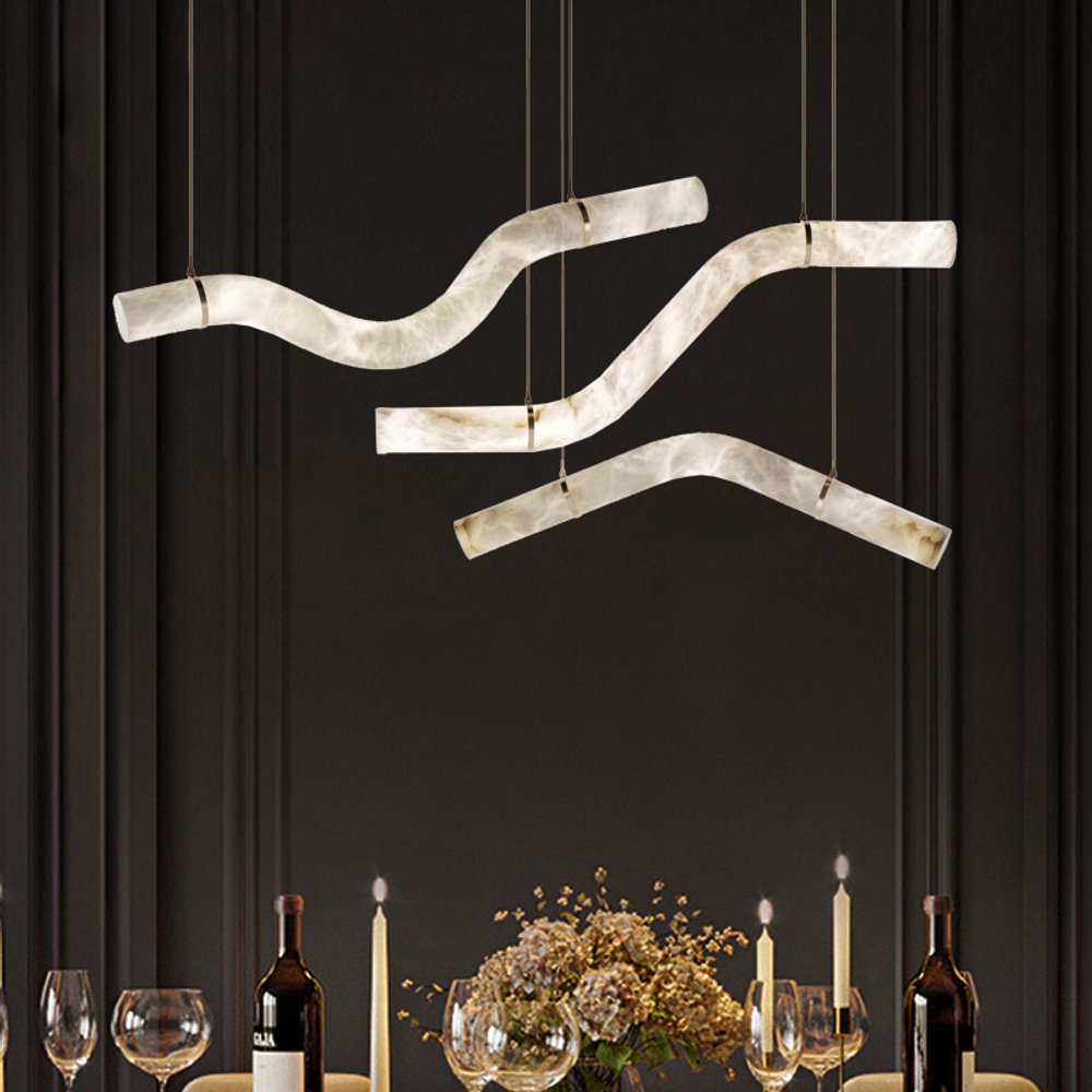 Люстра дизайнерская горизонтальная Hammel by Light Room