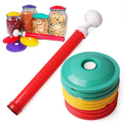 Набор крышек для консервирования с вакуумным насосом (9 шт)