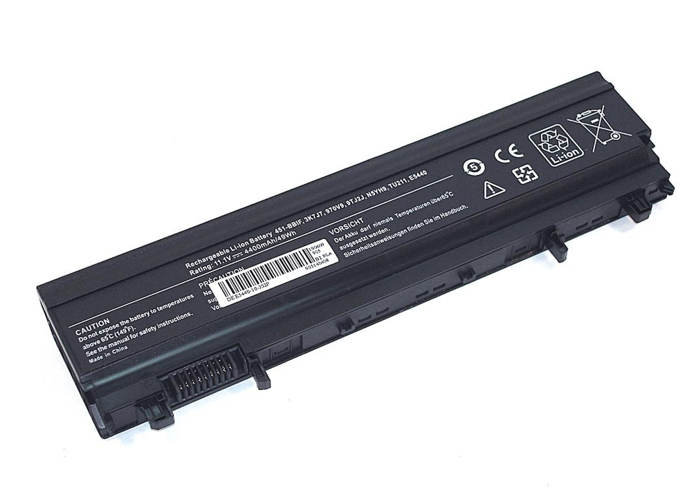 Аккумуляторная батарея для ноутбука Dell E5440 11.1V 4400mAh черная OEM