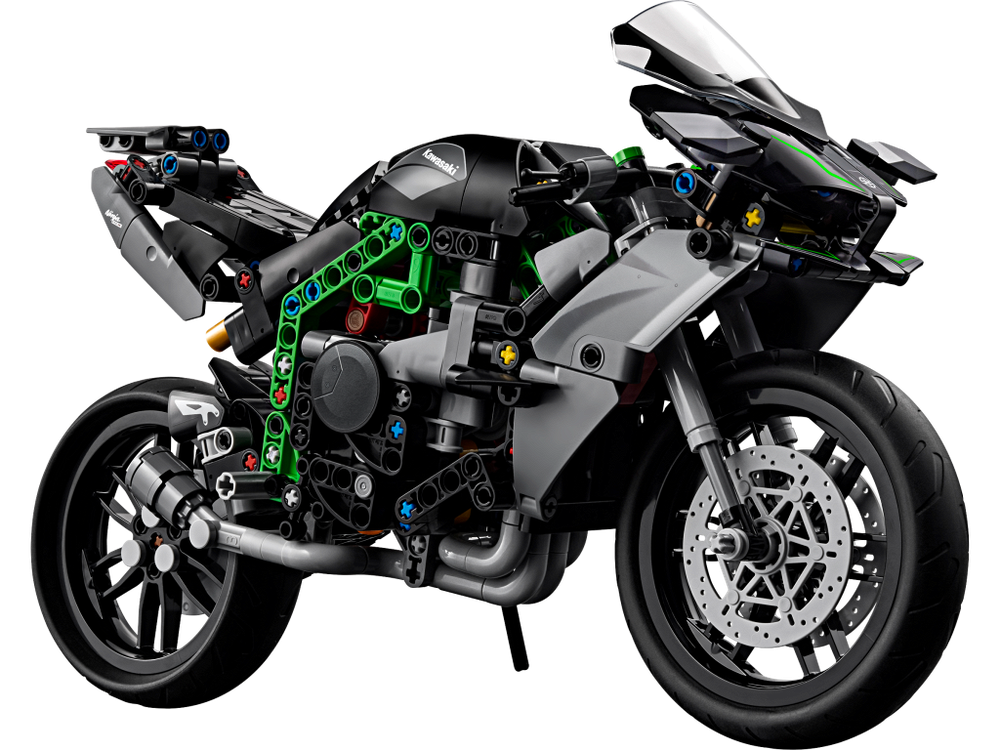 LEGO Technic 42170 Мотоцикл Kawasaki Ninja H2R — гоночный байк