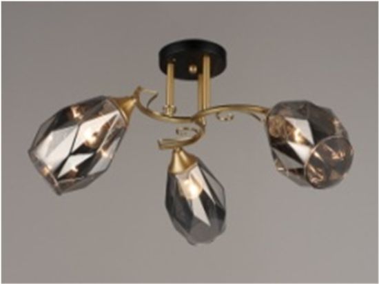 4617/3 BK+GD (4) Люстра (RL)