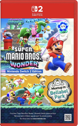 Super Mario Bros. Wonder + Meetup in Bellabel Park (ключ-карта для Nintendo Switch 2, полностью на русском языке)