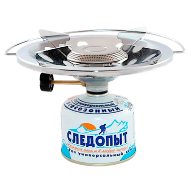 Газ. плита Мини Следопыт PF-GSP-S07 "Ручное пламя" 1.5кВт 140гр/час