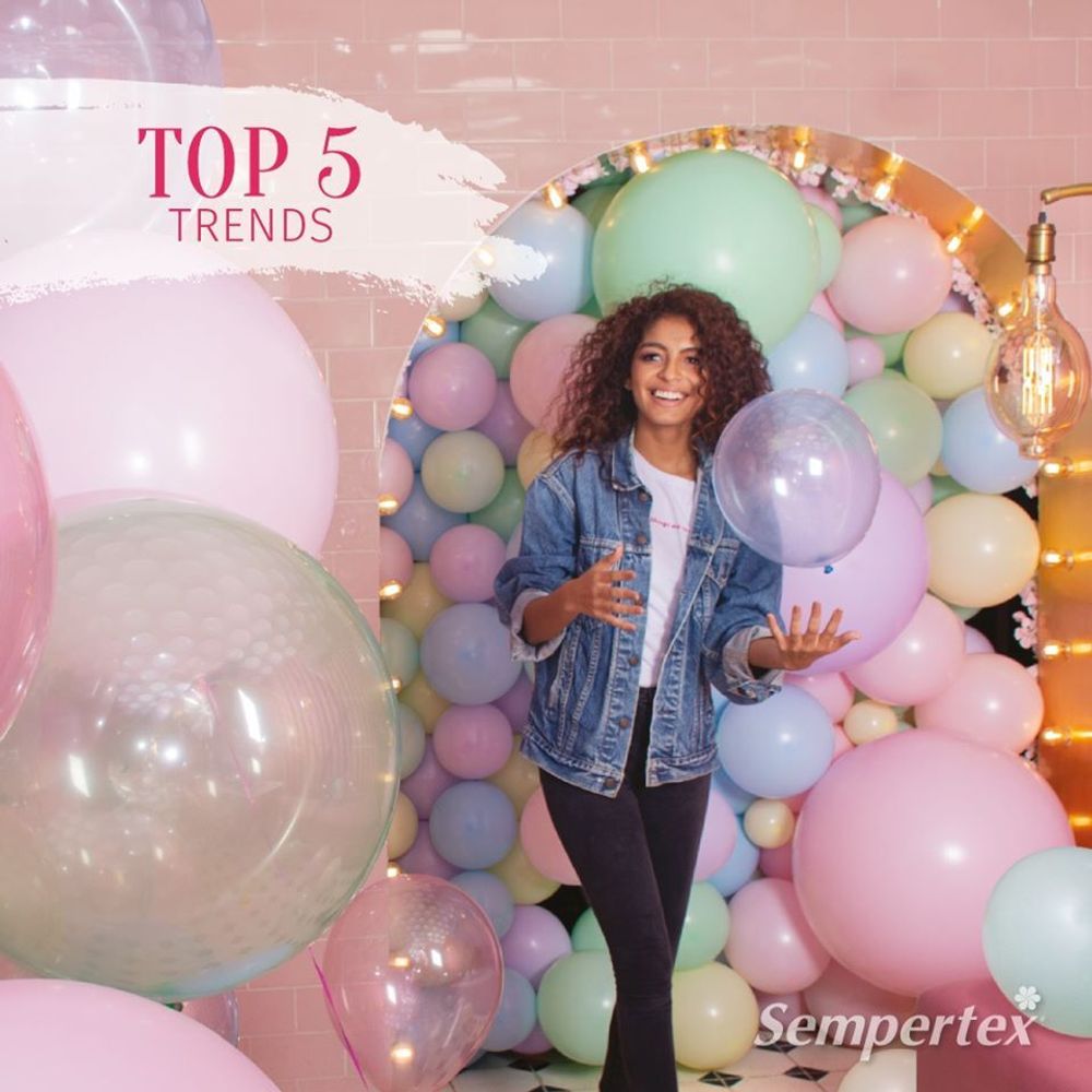 Шар (24"/60 см) Макарунс, Ассорти, пастель 25 шт.