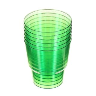Стакан 200гр Кристалл Зеленый 1/10 шт