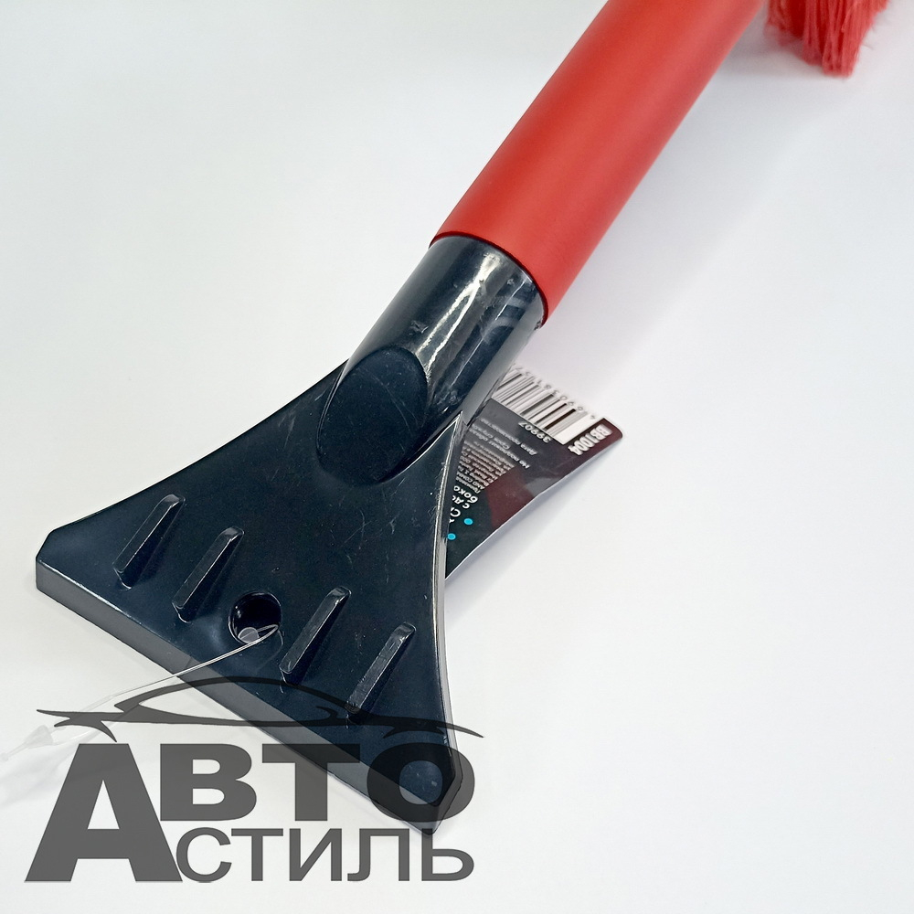 Скребок+щетка для снега 42см Black&Blue мягкая ручка ВВ1004 (39907)