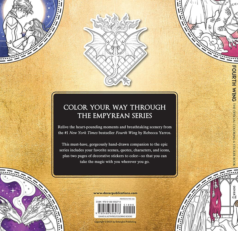 Fourth Wing: The Official Coloring & Sticker Book (02.09.2025)
