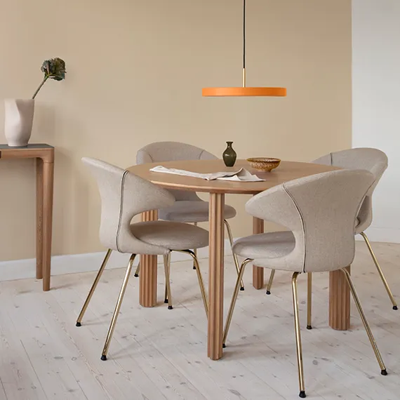 Подвесной светильник Umage Asteria Medium, Ø43х14 см, оранжевый