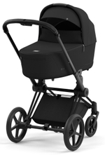 Коляска 3 в 1 Cybex Priam IV Matt Black complete и автокресло Aton S2 i-Size Moon Black Sepia Black