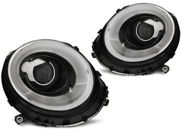 Фары передние TUBE LIGHTL BLACK для BMW MINI (COOPER) 06-14