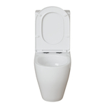 Унитаз-компакт безободковый WAVE NEO Tornado1.0, гор,ниж,2-кн.арм,сид.дюропл,м/л,быстр,БЕЛЫЙ глянец