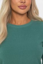 Блуза трикотажная Лиза (зеленая) Б14367-48М LT Collection