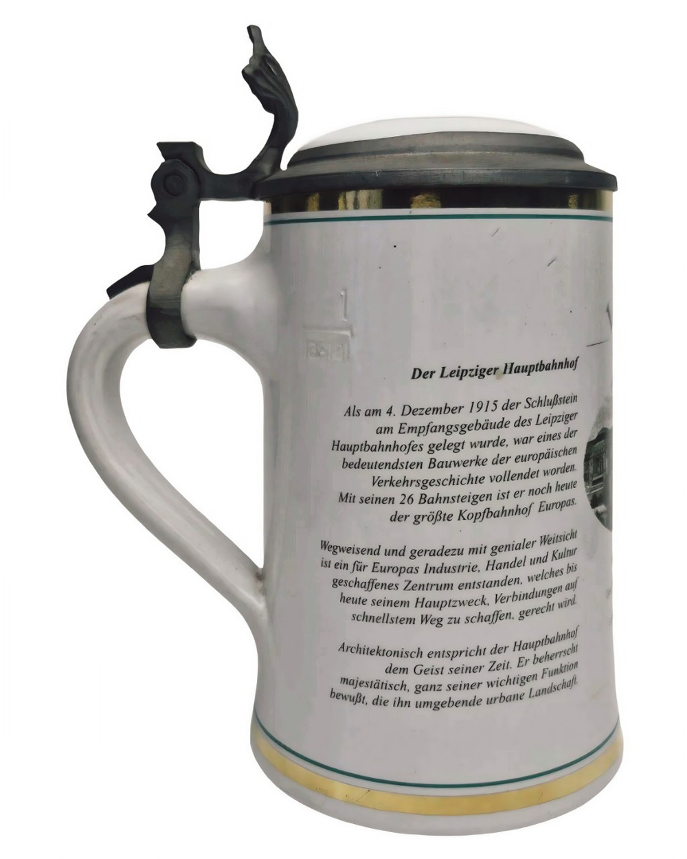 Кружка пивная "Лейпциг в новом блеске" Германия
