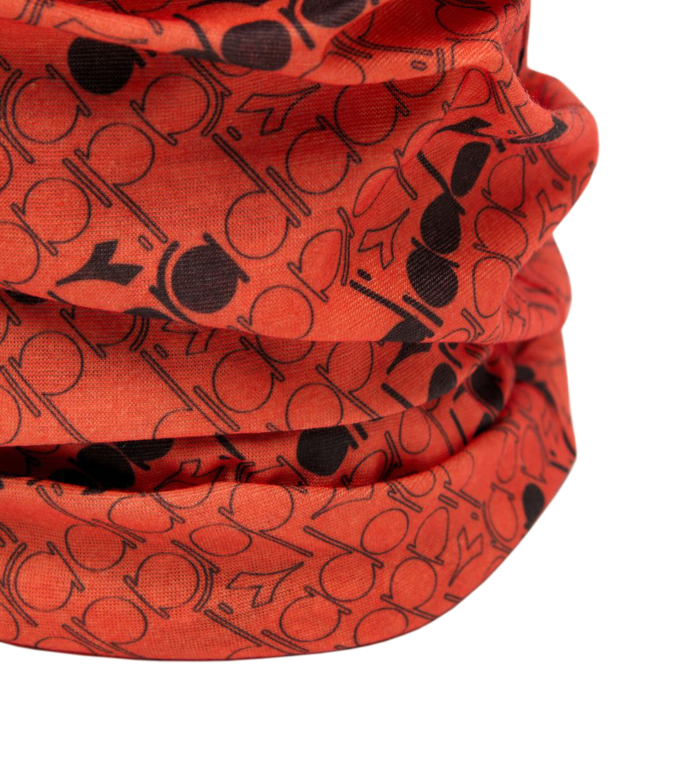 Теннисная бандана Diadora Multi Headband All Over - red tigerlily