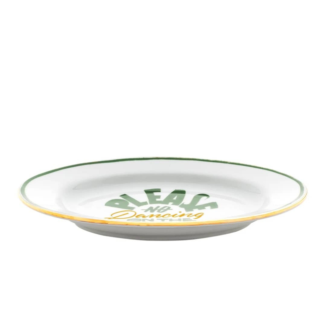 Тарелка пирожковая NO DANCING ON THE TABLES, 16,5см