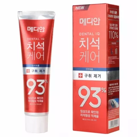 Паста зубная для эффективного и бережного удаления зубного камня Median Dental Cosmetic Max Red 120 г