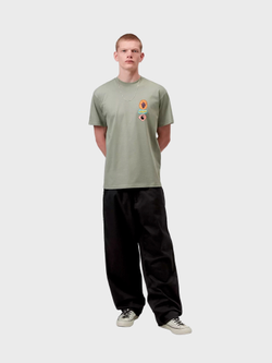 Футболка Carhartt WIP Stacked Grapes Shady Green