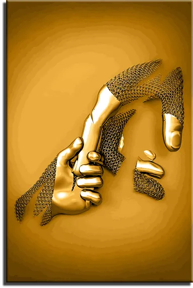 Постер "Металлические руки"