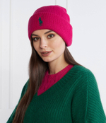 Хлопковая шапка POLO RALPH LAUREN - фуксия(455931421)