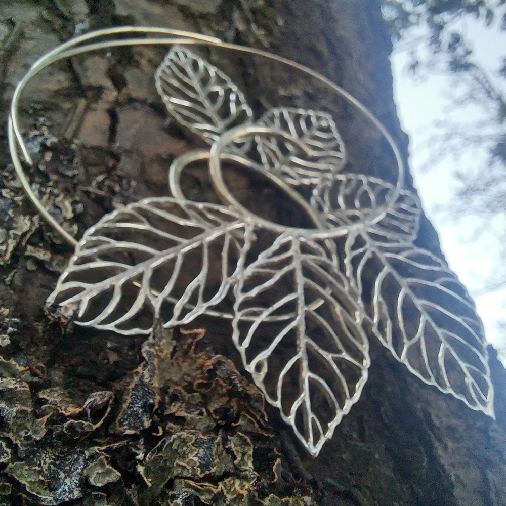 Серьги ЛЕСНАЯ ФЕЯ, серебро