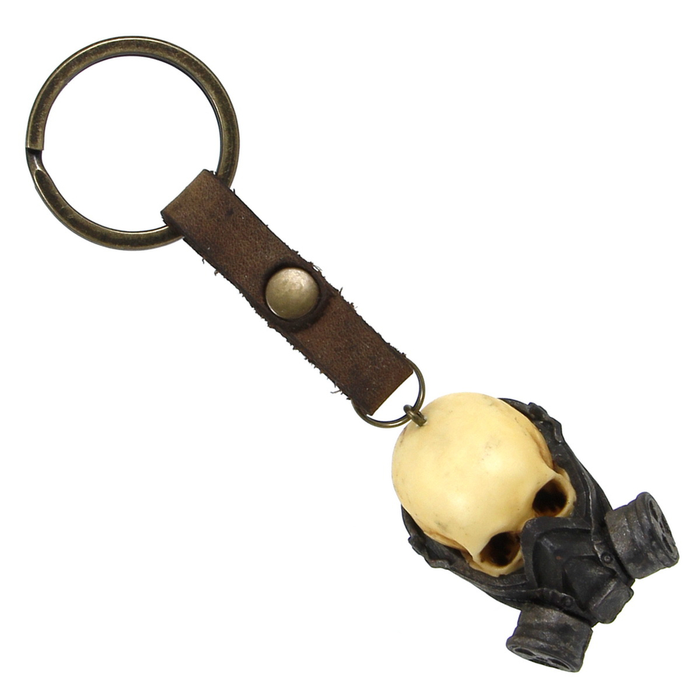 Брелок Череп в химзащите (142)