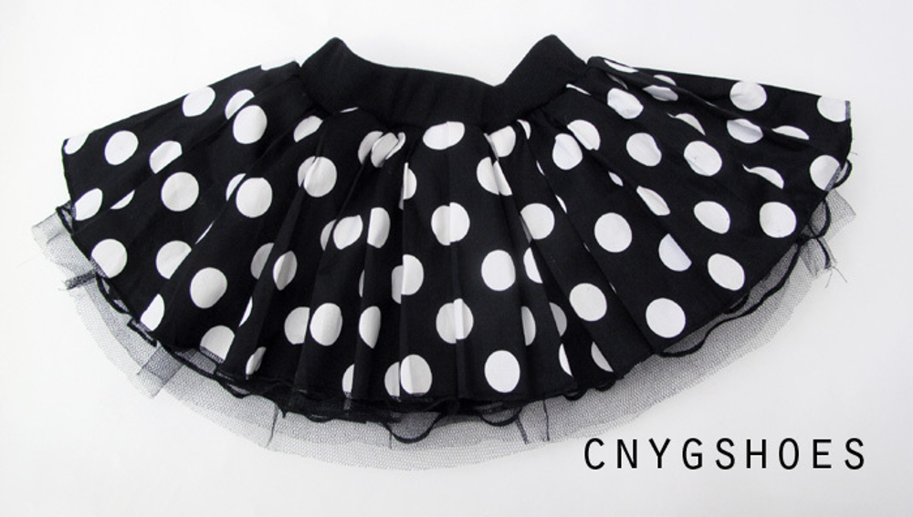 Юбка детская многослойная в складку