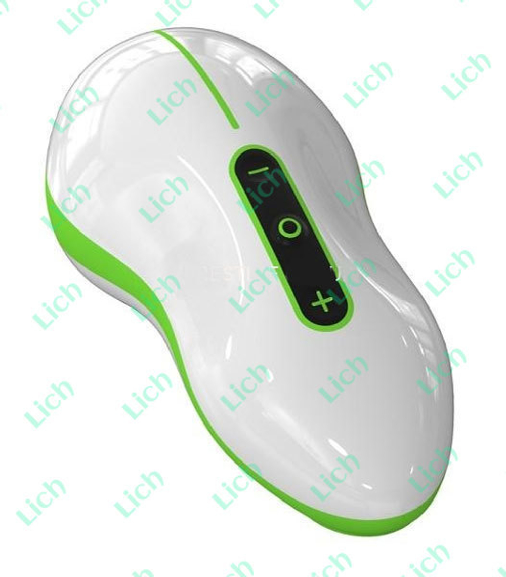 Зеленый компактный вибромассажер Mouse