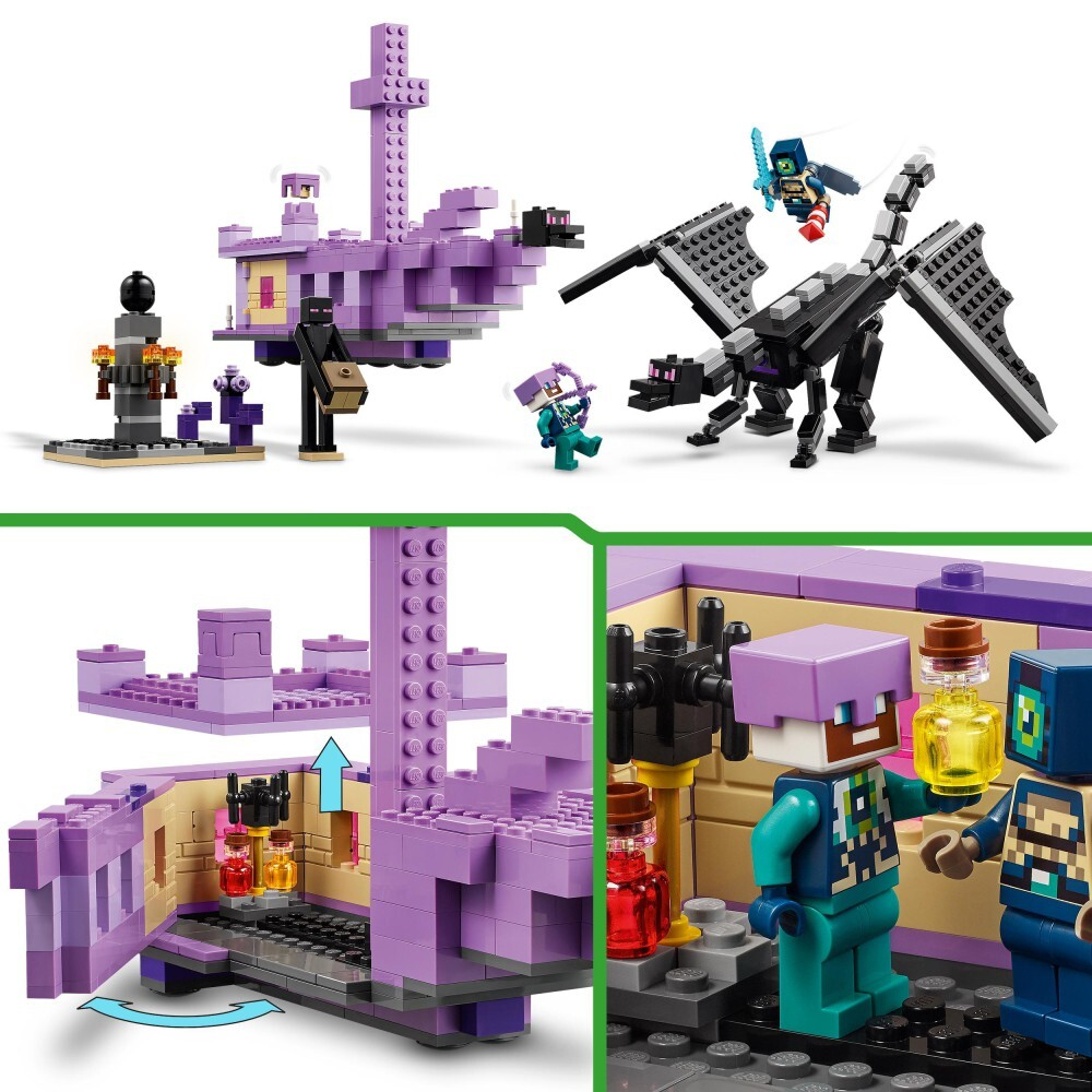LEGO Minecraft - Дракон Кресу и корабль Кресу 21264 / артикул   21264  / GTIN 5702017583402