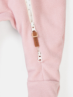 Комбинезон флисовый с закрытой ножкой "Роза"