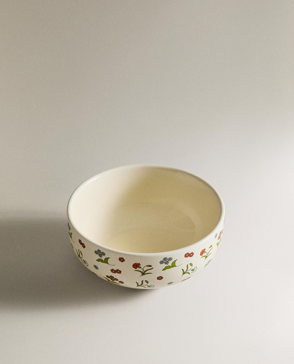 Zara Home миска из каменной керамики, цвет разноцветный, 14 см