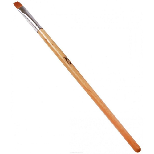 Kristaller Кисть для дизайна и наращивания ногтей гелем KR-208/ №8