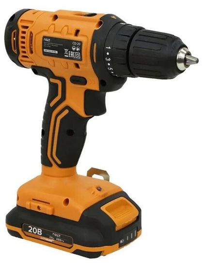 Аккумуляторный шуруповерт "RAZZ" CD-20