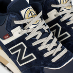 кроссовки New Balance 574 Mid x Stone Island Blue / White Winter