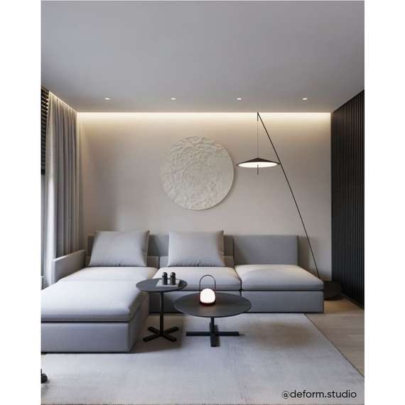 Торшер Rod 225 см, черный