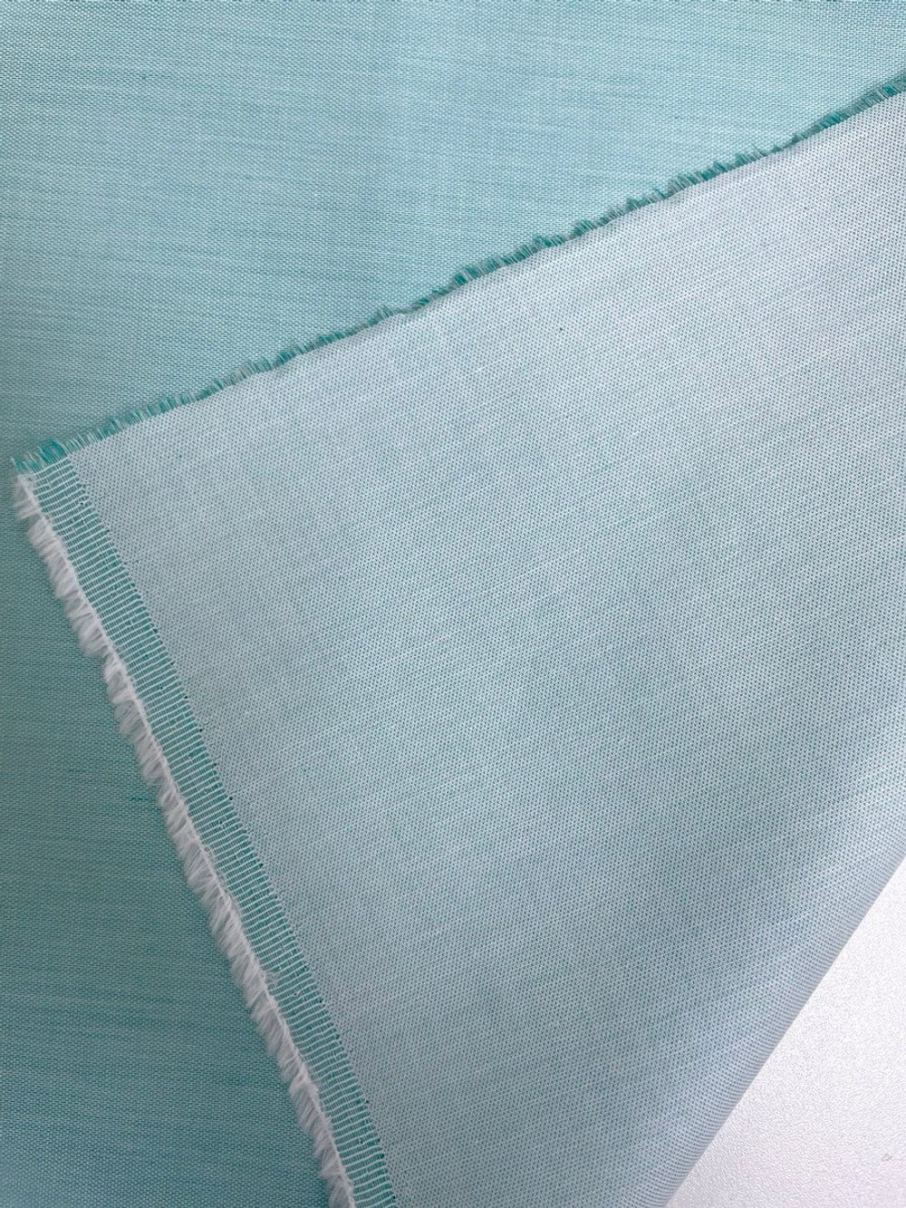 Коттон сорочка, ментол, меланж royal twil NB#53