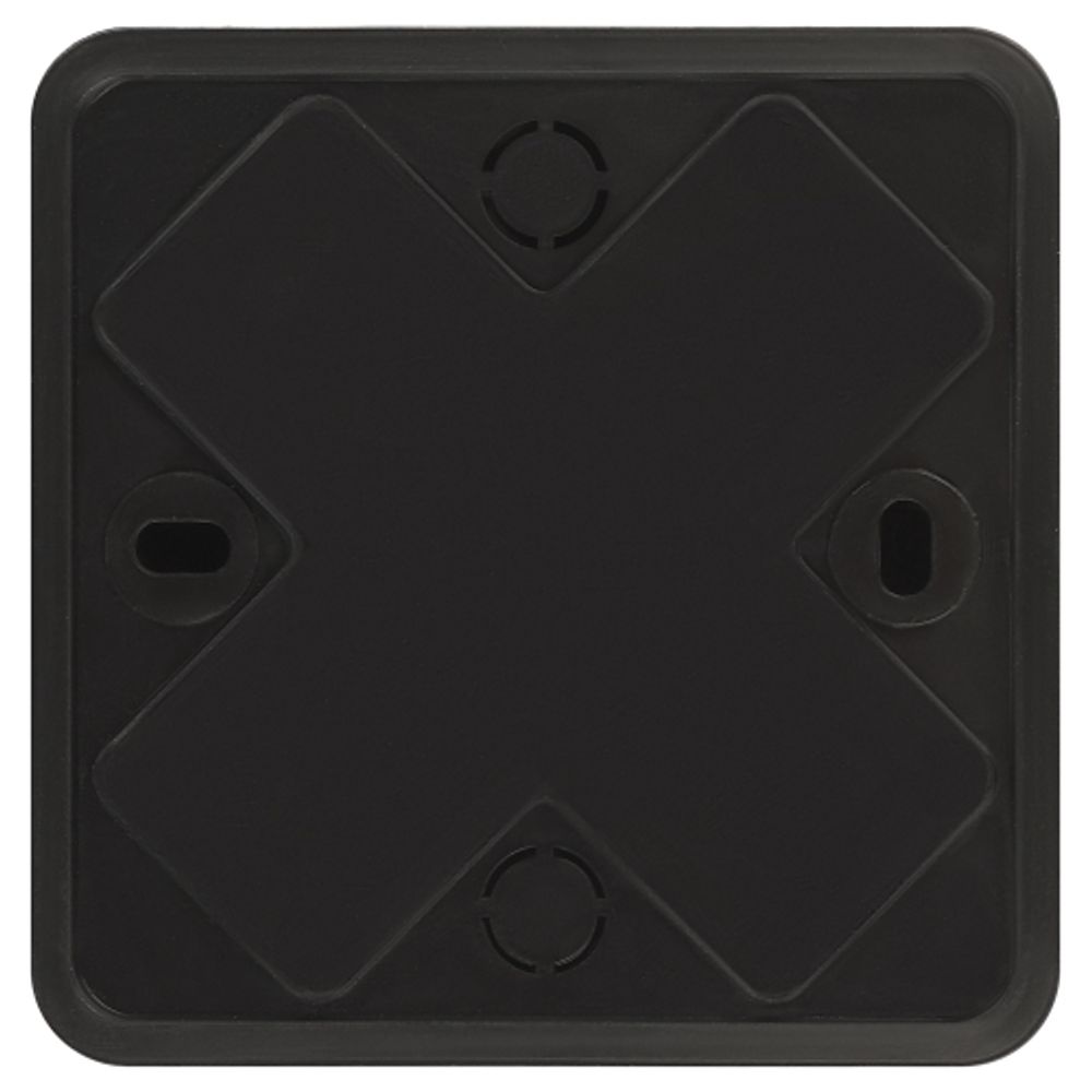 Распаячная коробка ЭРА BS-B-75-75-20 для кабель-канала черная 75х75х20мм IP40