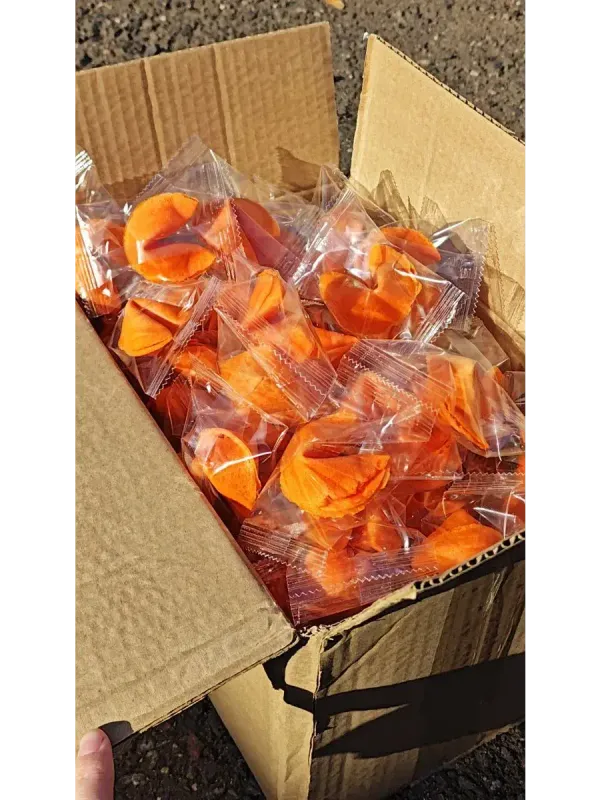 Печенье с предсказаниями оранжевые, 300 шт.