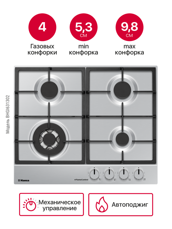 Газовая панель Hansa BHGI631302