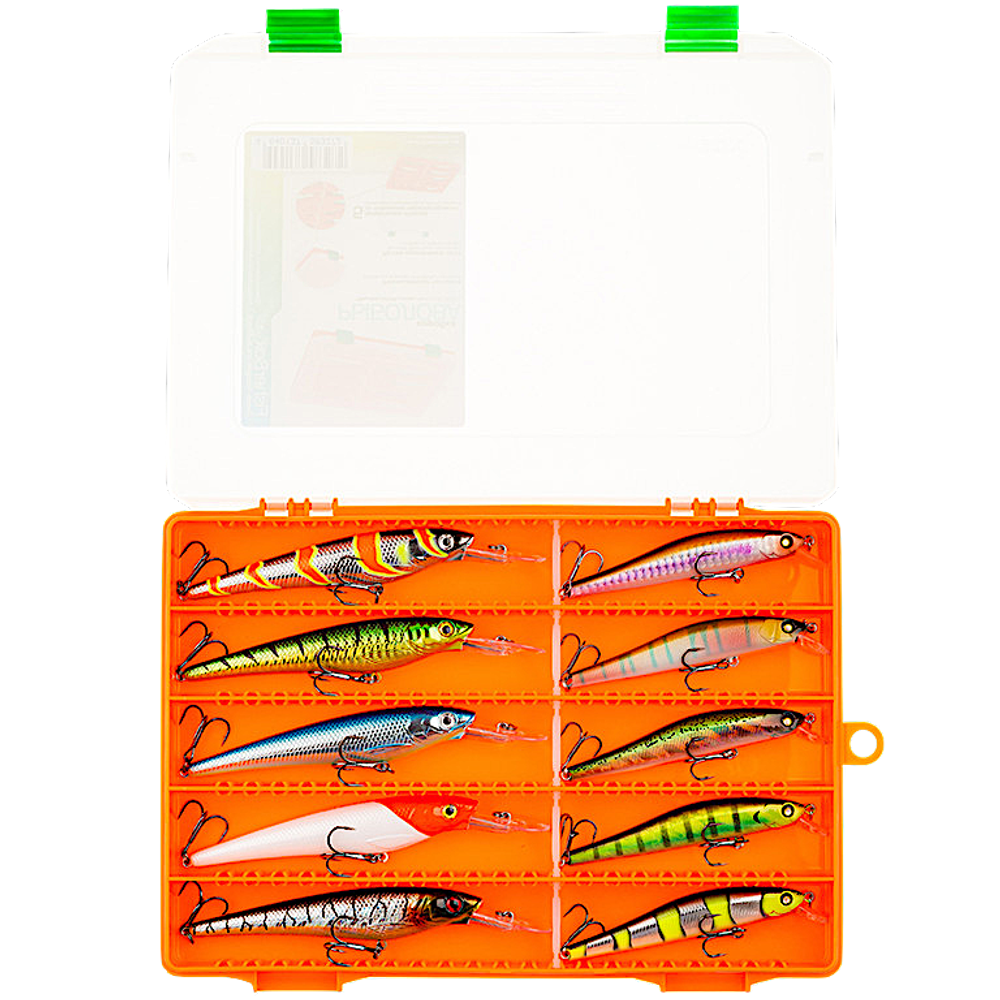 Коробка FisherBox 250SH оранж. 5-29отд. 250х190х2мм (малая) FB-B250SH.or