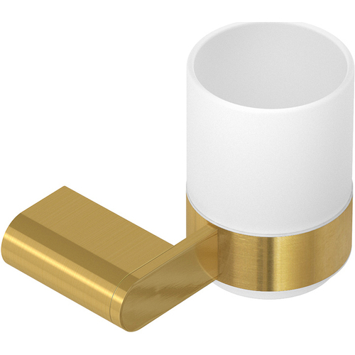 Стакан для зубных щеток Cezares Stylus STYLUS-TUMS-BORO Брашированное золото